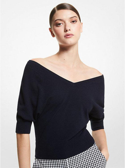 Cashmere Off-The-Shoulder Sweater