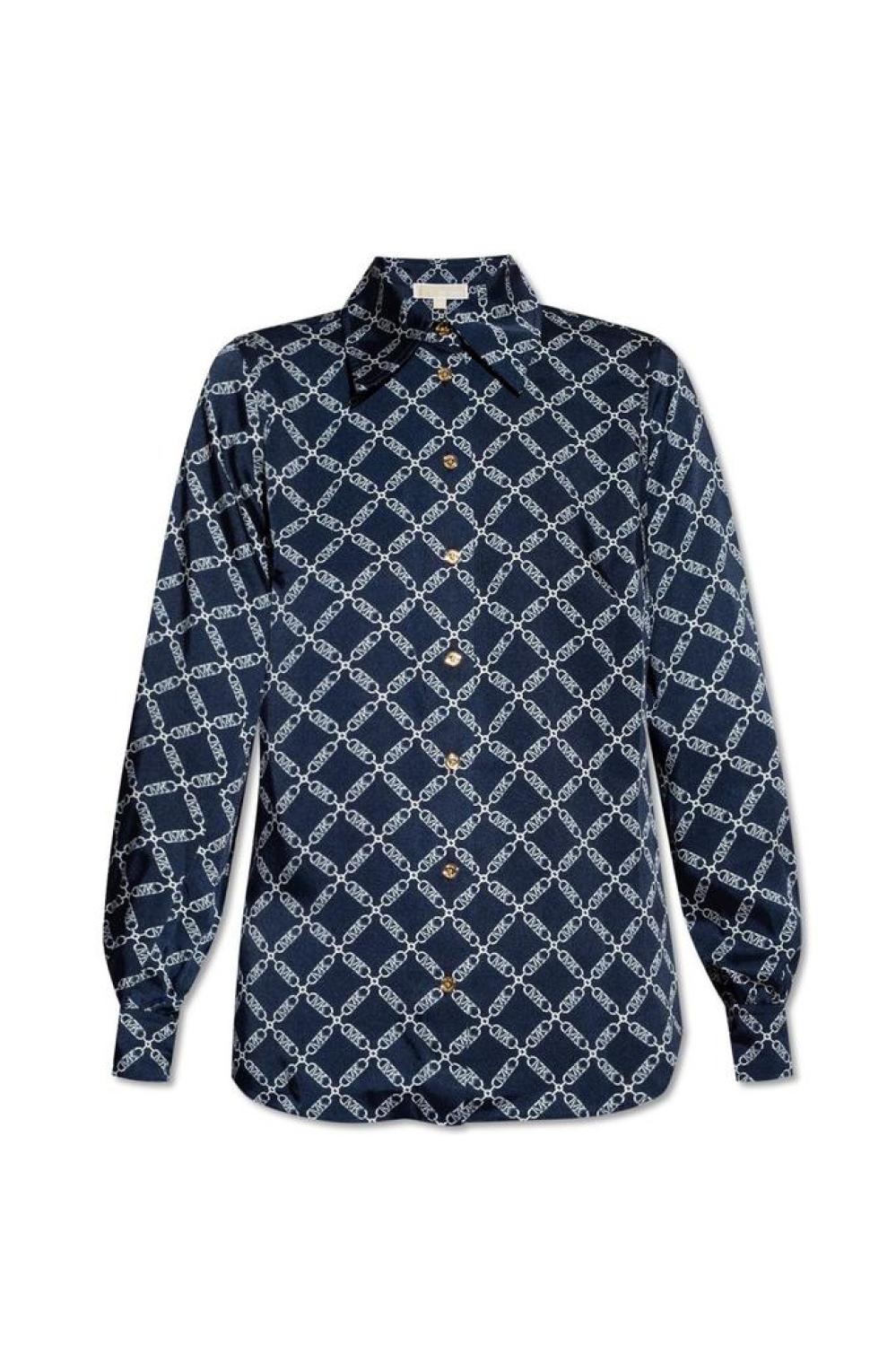 Michael Michael Kors Pattern-Printed Long-Sleeved Shirt