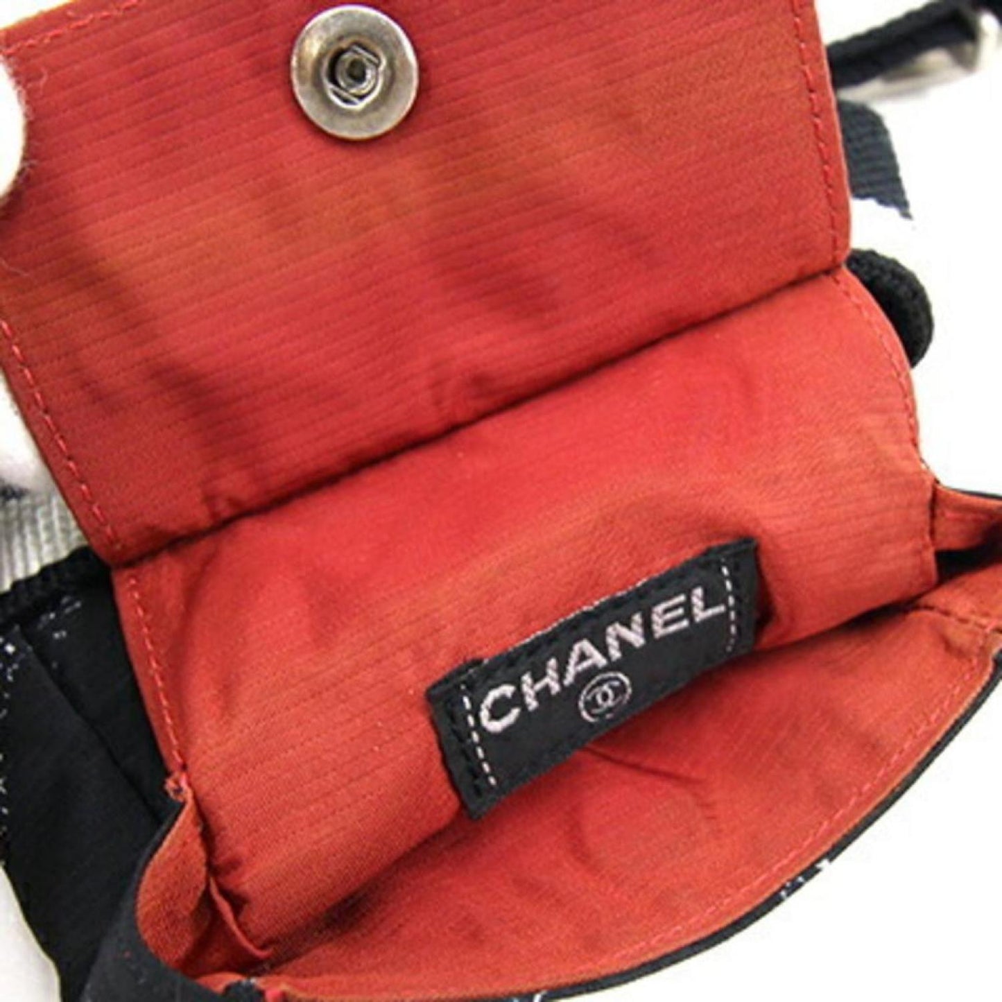 Chanel Travel Line  Canvas Clutch Bag (Pre-Owned)