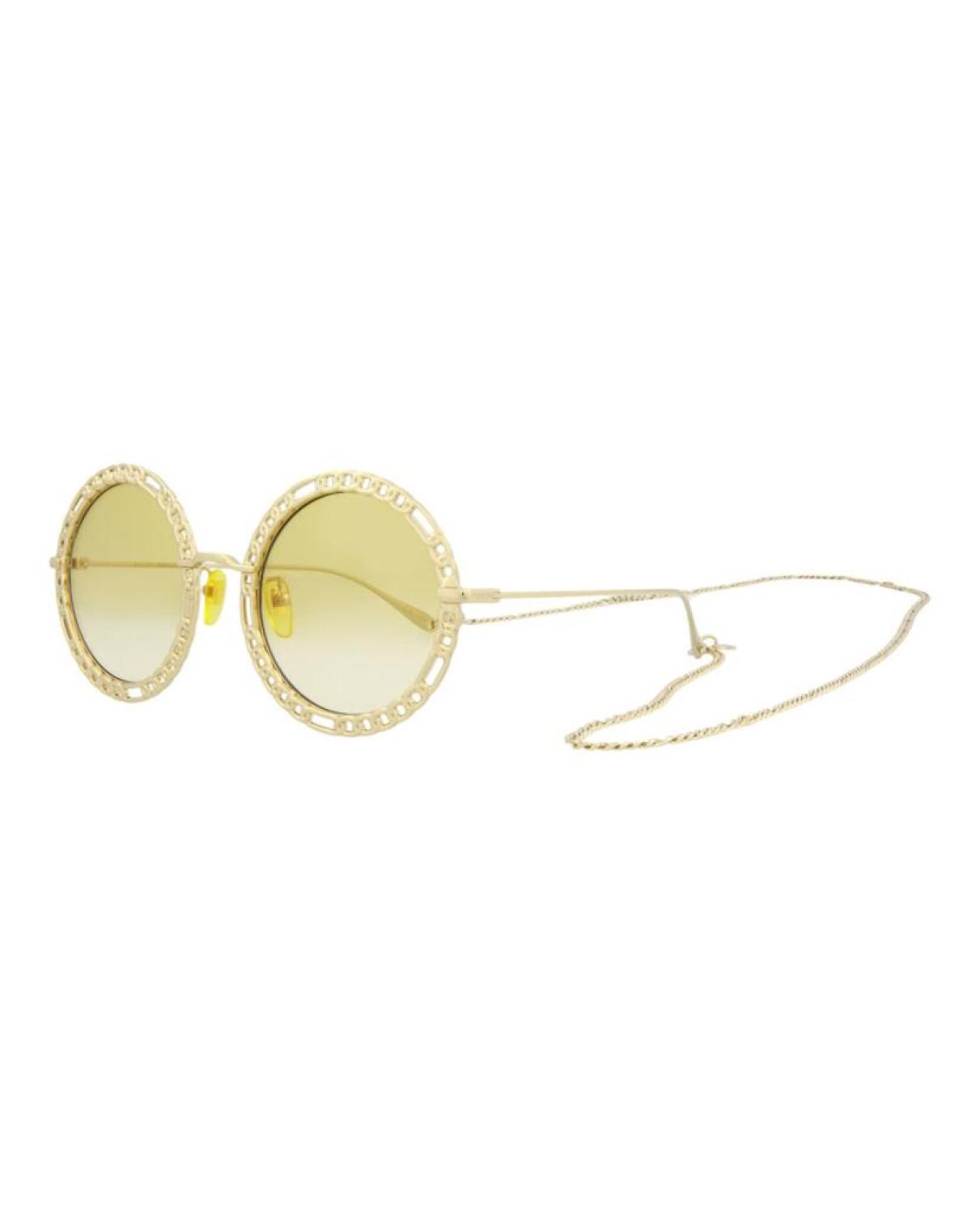 Round-Metal Frame Sunglasses