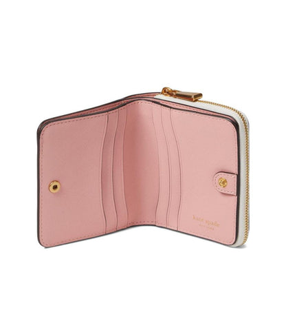 Morgan Valentines Heart Print Small Compact Wallet