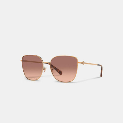 Coach Outlet Wildflower Metal Cat Eye Sunglasses