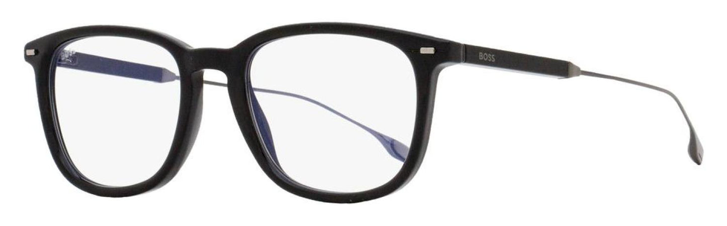 Hugo Boss Men's Blue Block Eyeglasses B1359 807 Black/Gunmetal 52mm