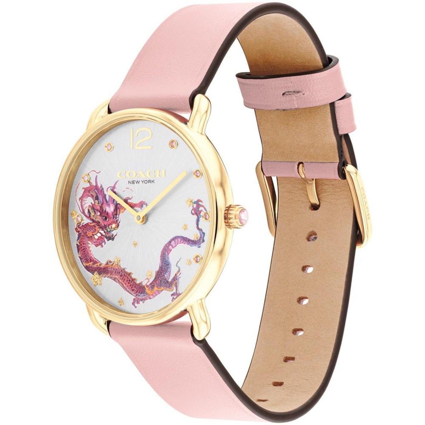 Women's Elliot Lunar New Year Blush Leather Strap Watch 36mm