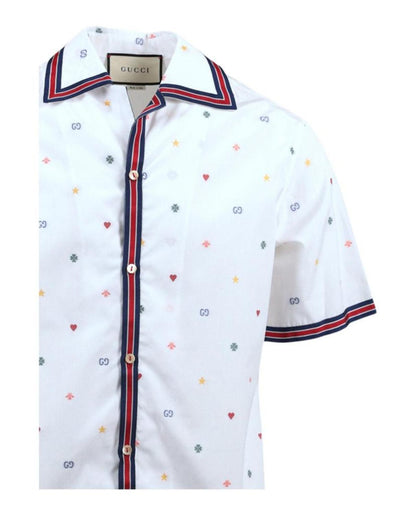 Fil-coupé Cotton-poplin Bowling Shirt