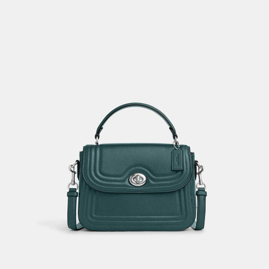 Coach Outlet Marlie Top Handle Satchel With Border Quilting