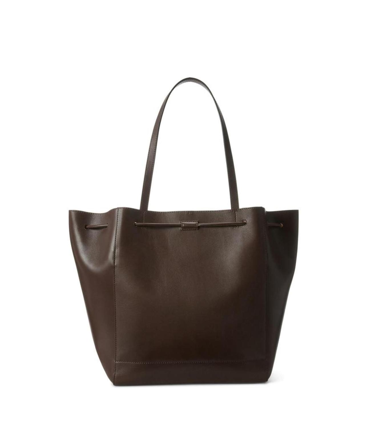 Leather Medium Andie Drawstring Tote