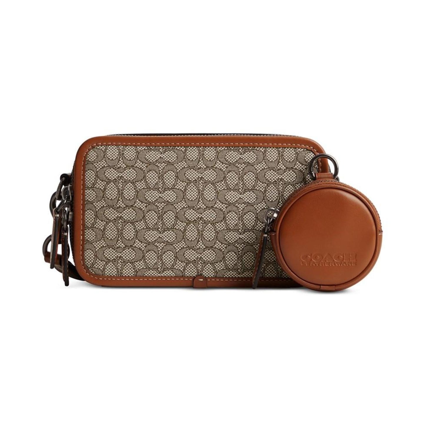 Charter Slim Mini Signature Jacquard Crossbody