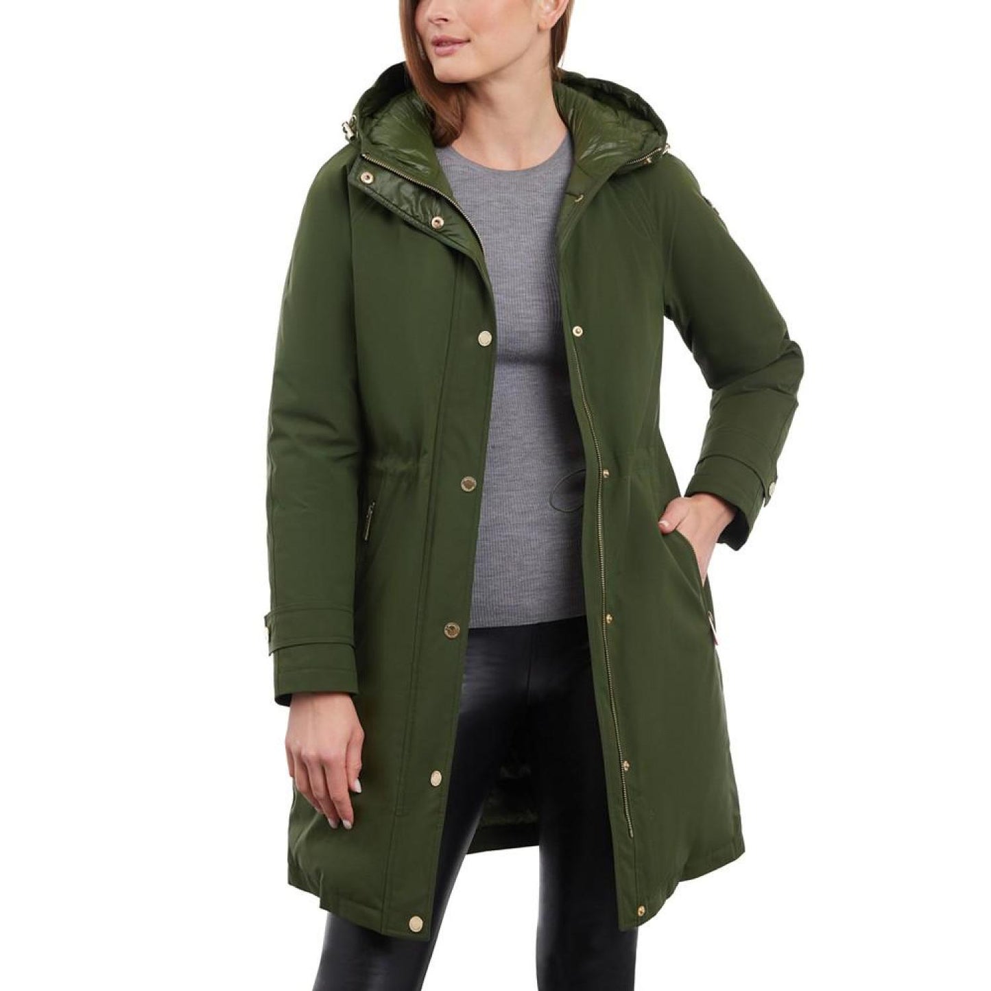 Women's Hooded Anorak Raincoat