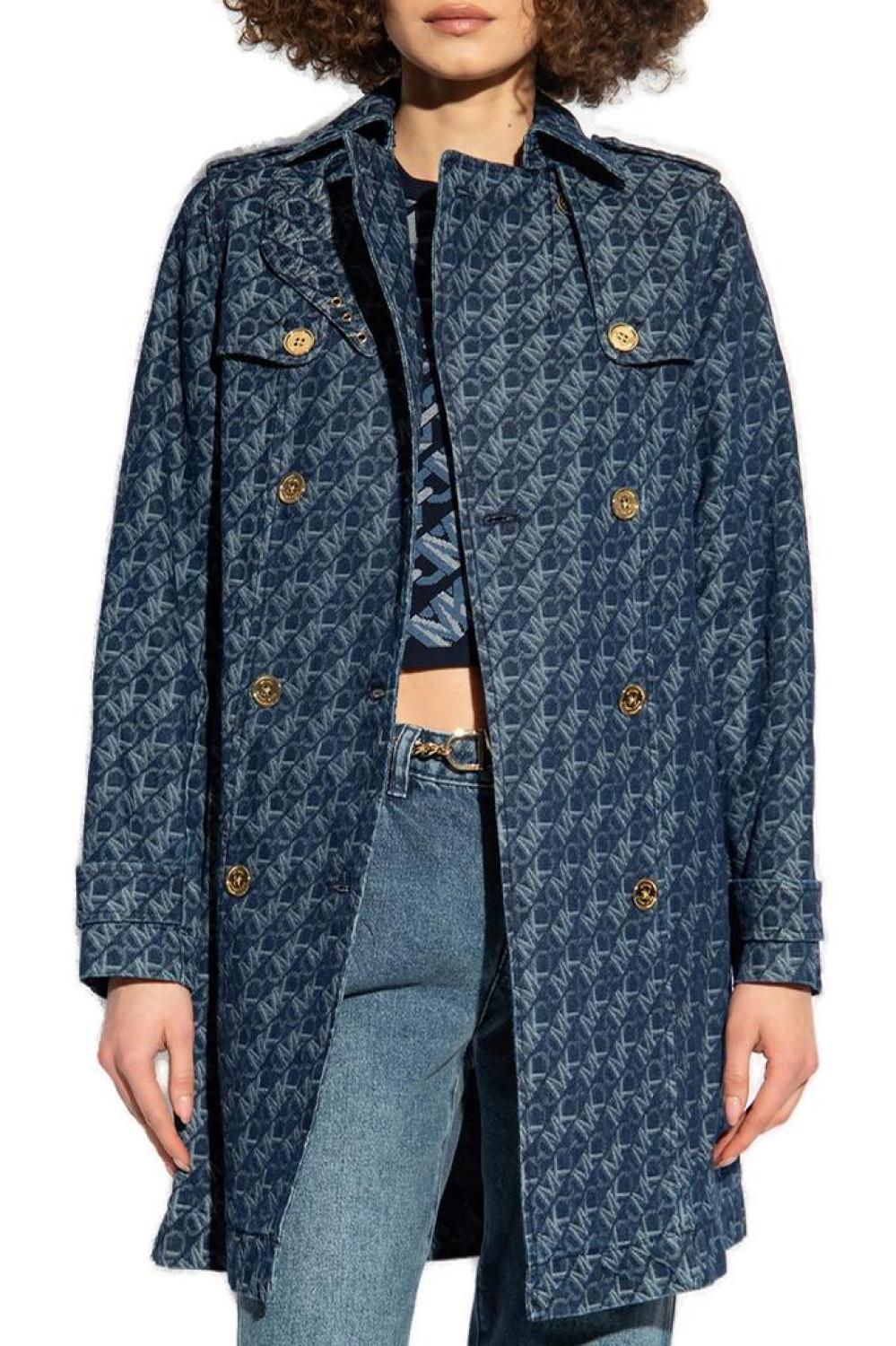 Michael Michael Kors Denim Trench Coat