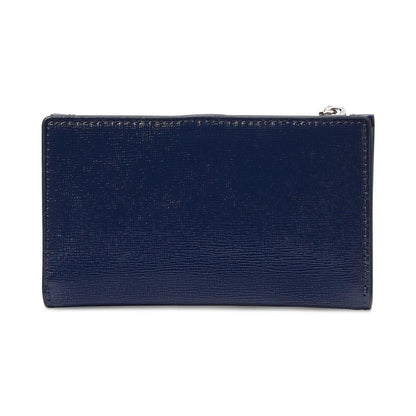 Starlight Patent Saffiano Leather Bifold Wallet