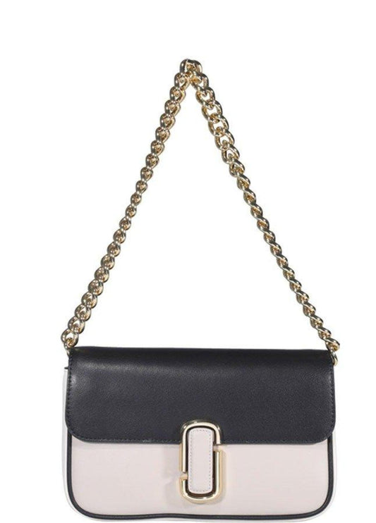 Marc Jacobs Logo Plaque Chained Shoulder Bag