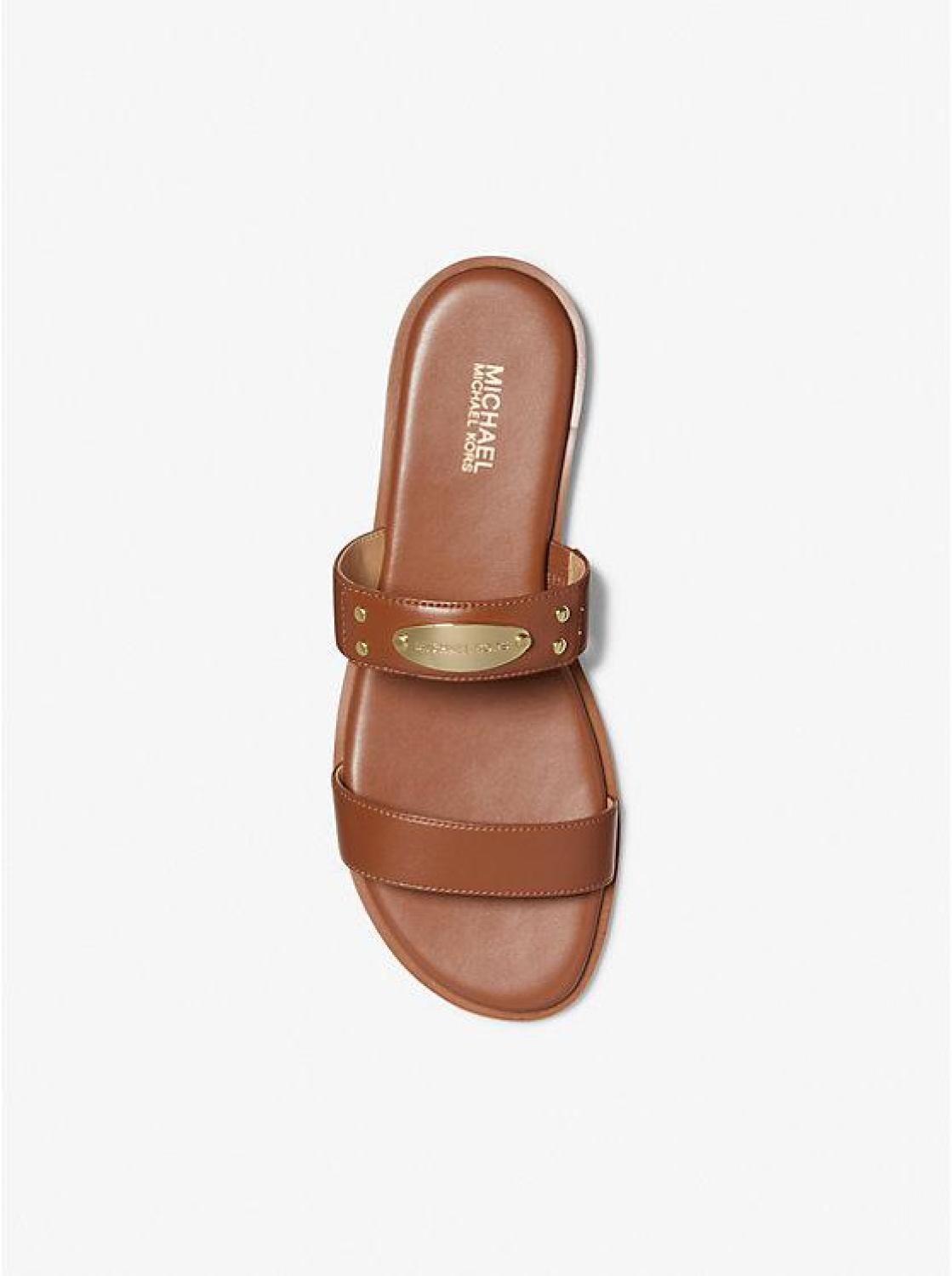 Logo Embellished Slide Sandal