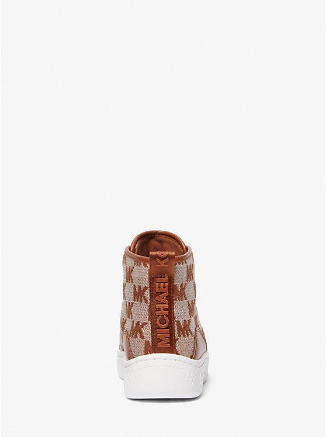 Shea Logo Jacquard High-Top Sneaker