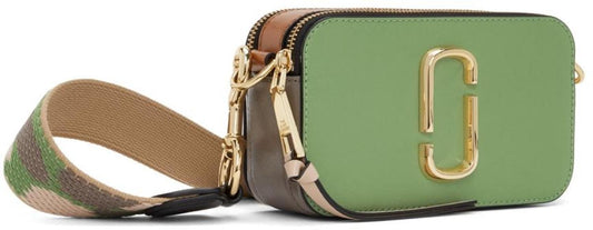 Green & Brown 'The Snapshot' Shoulder Bag