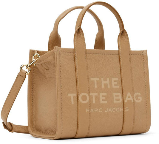 Beige 'The Leather Small' Tote