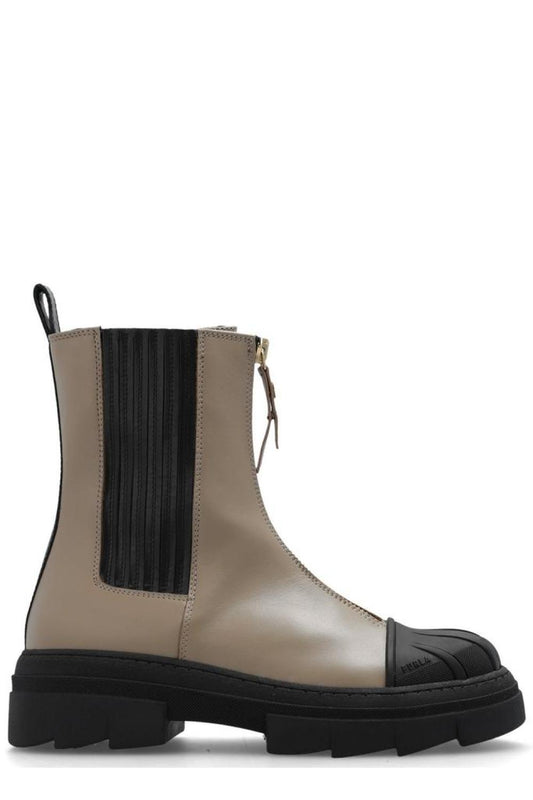 Furla Gum Front-Zip Ankle Boots