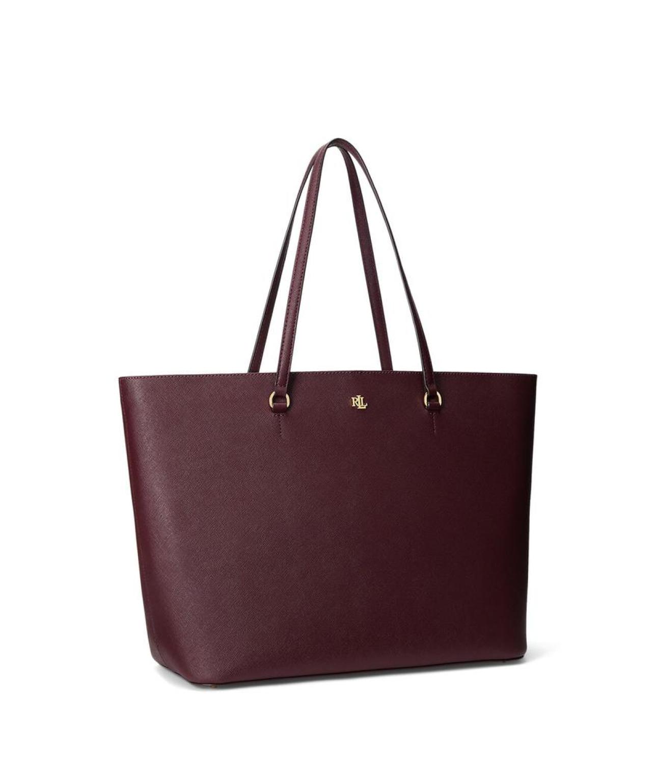 Crosshatch Leather Large Karly Tote