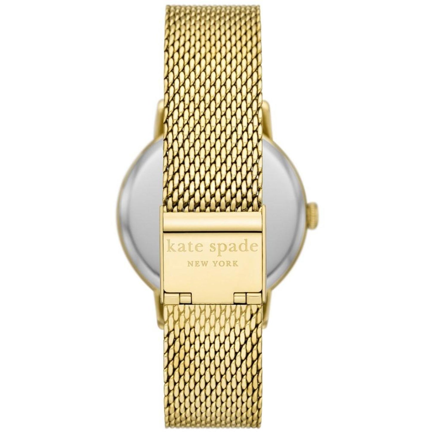 Women's Metro Three Hand Gold-Tone Stainless Steel Watch 34mm