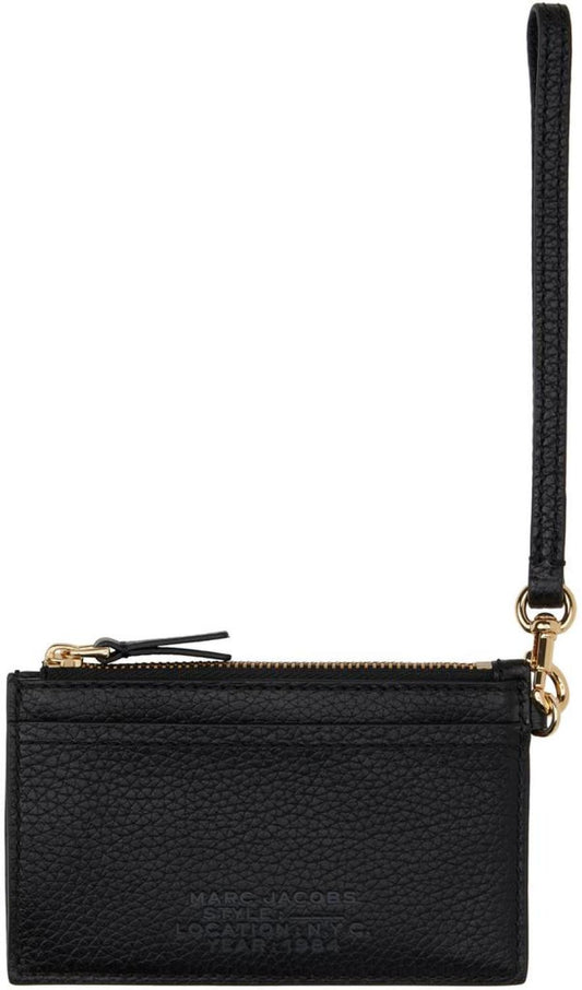 Black Top Zip Wallet