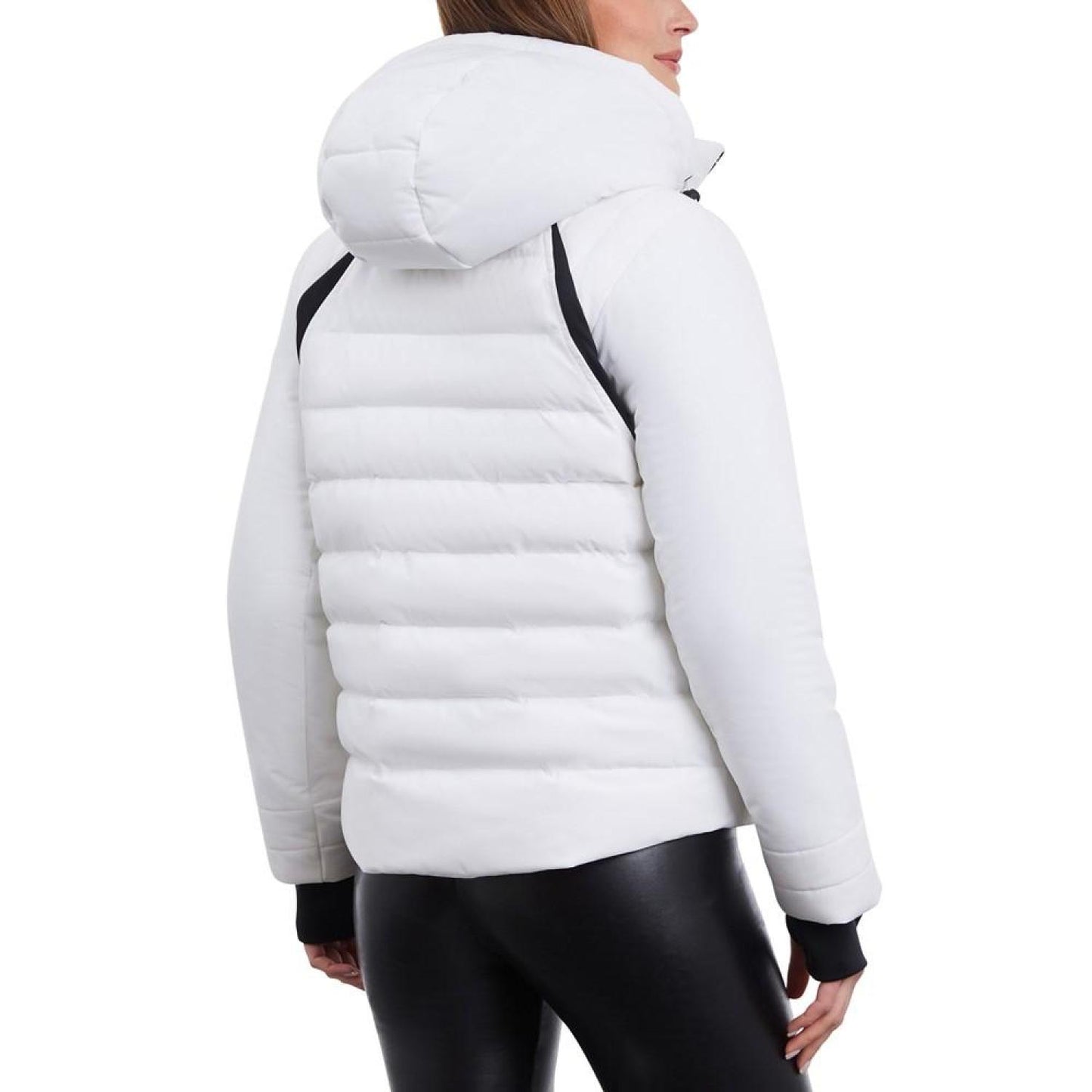 Women's Logo Hooded Puffer Coat