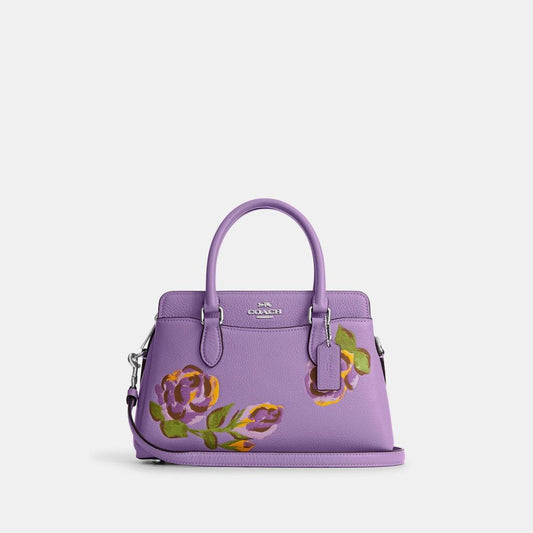 Coach Outlet Mini Darcie Carryall With Rose Print