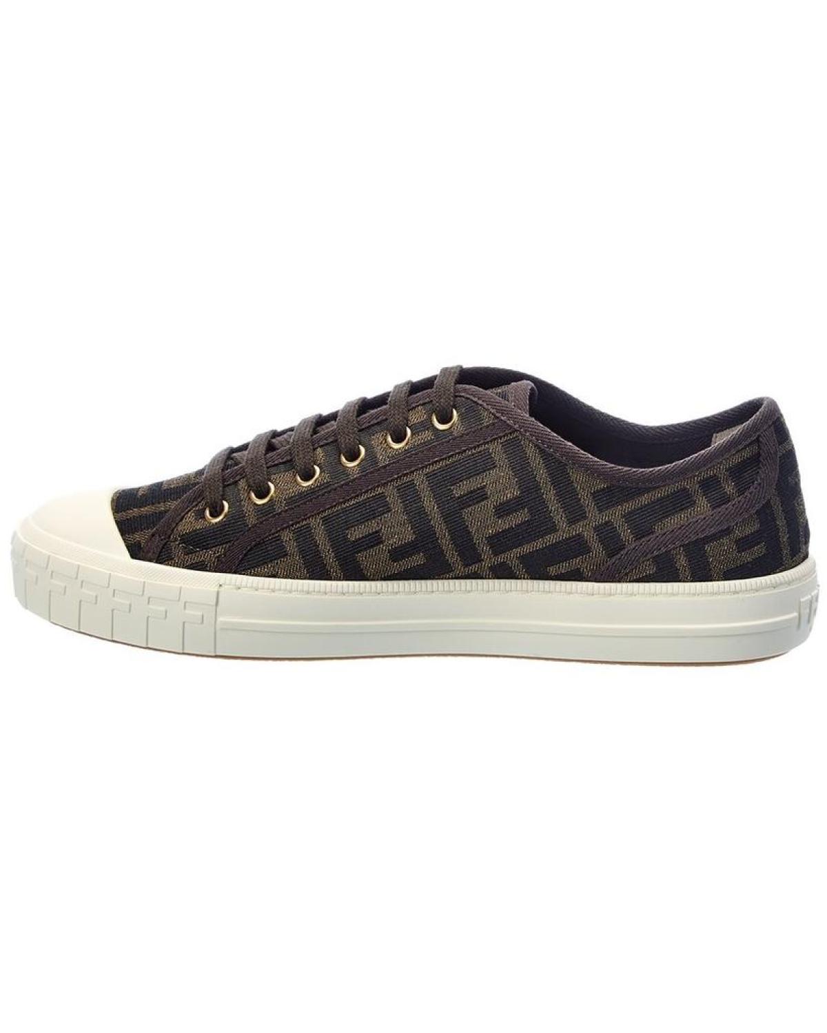 FENDI Domino FF Canvas Sneaker