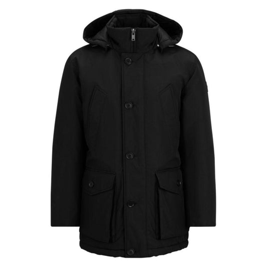 Relaxed-fit parka in water-repellent ottoman fabric