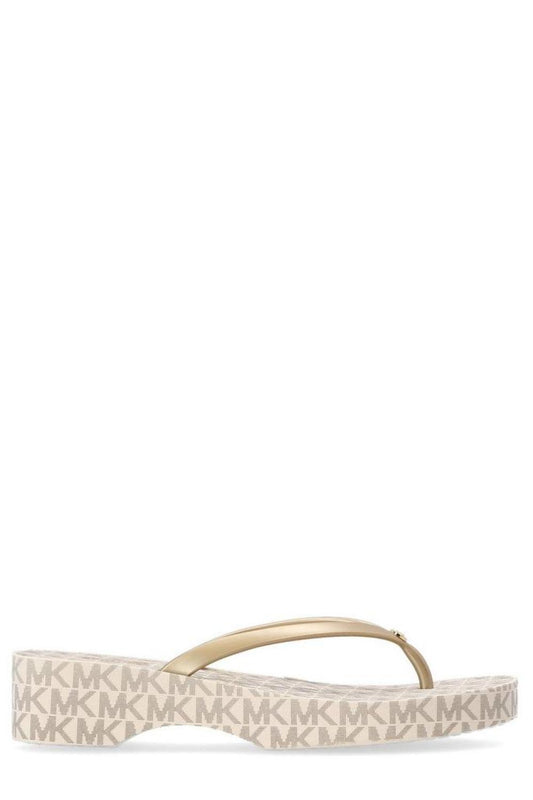 Michael Kors Lilo Monogram Flip-Flops