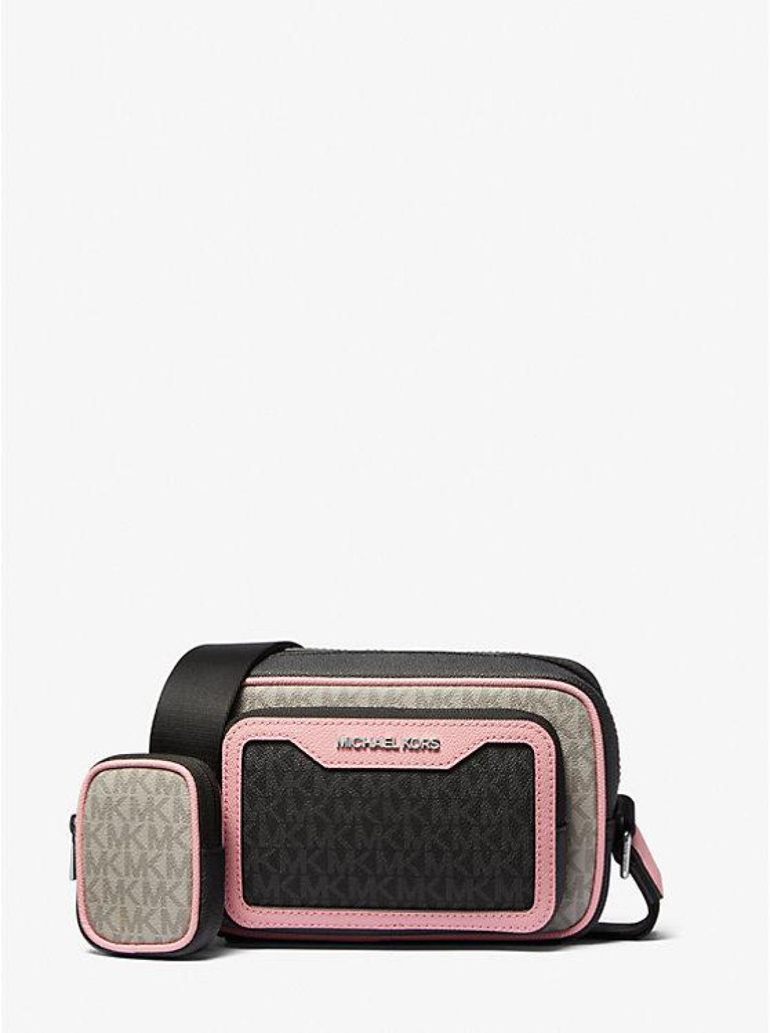 Cooper Color-Block Signature Logo Camera Bag