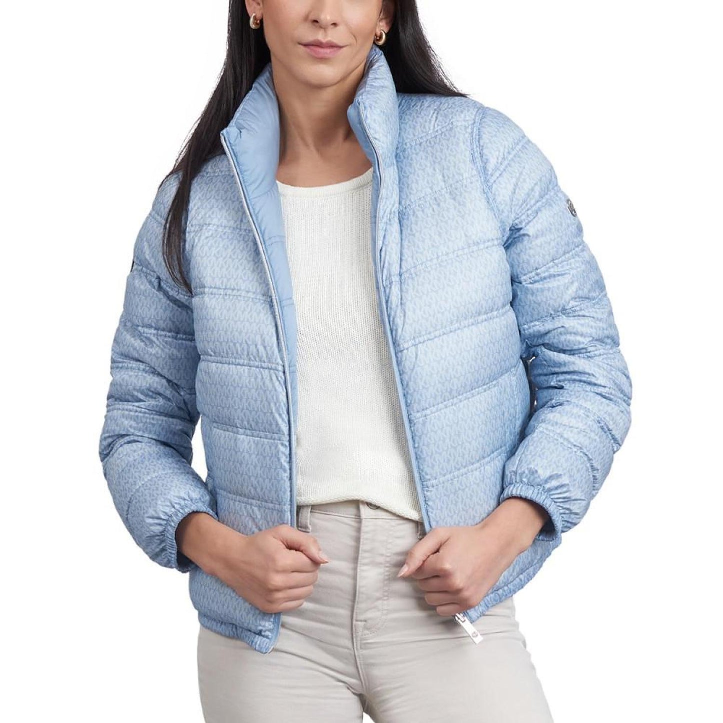 Women's Reversible Shine Down Puffer Coat, Created for Macy's