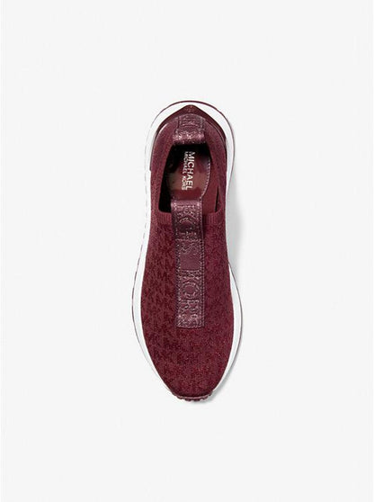 Bodie Metallic Logo Knit Slip-On Trainer