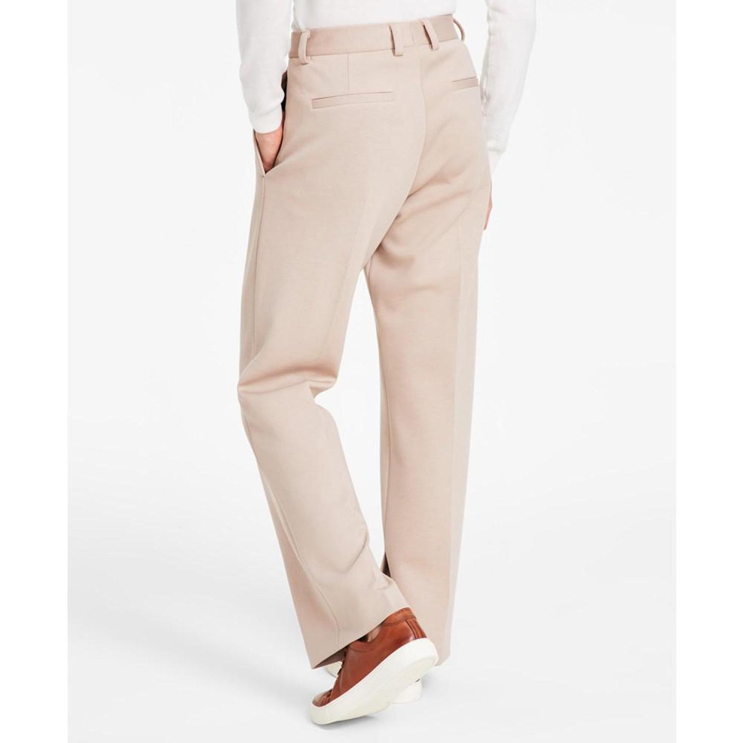 Men's Relaxed-Fit Suit Pants