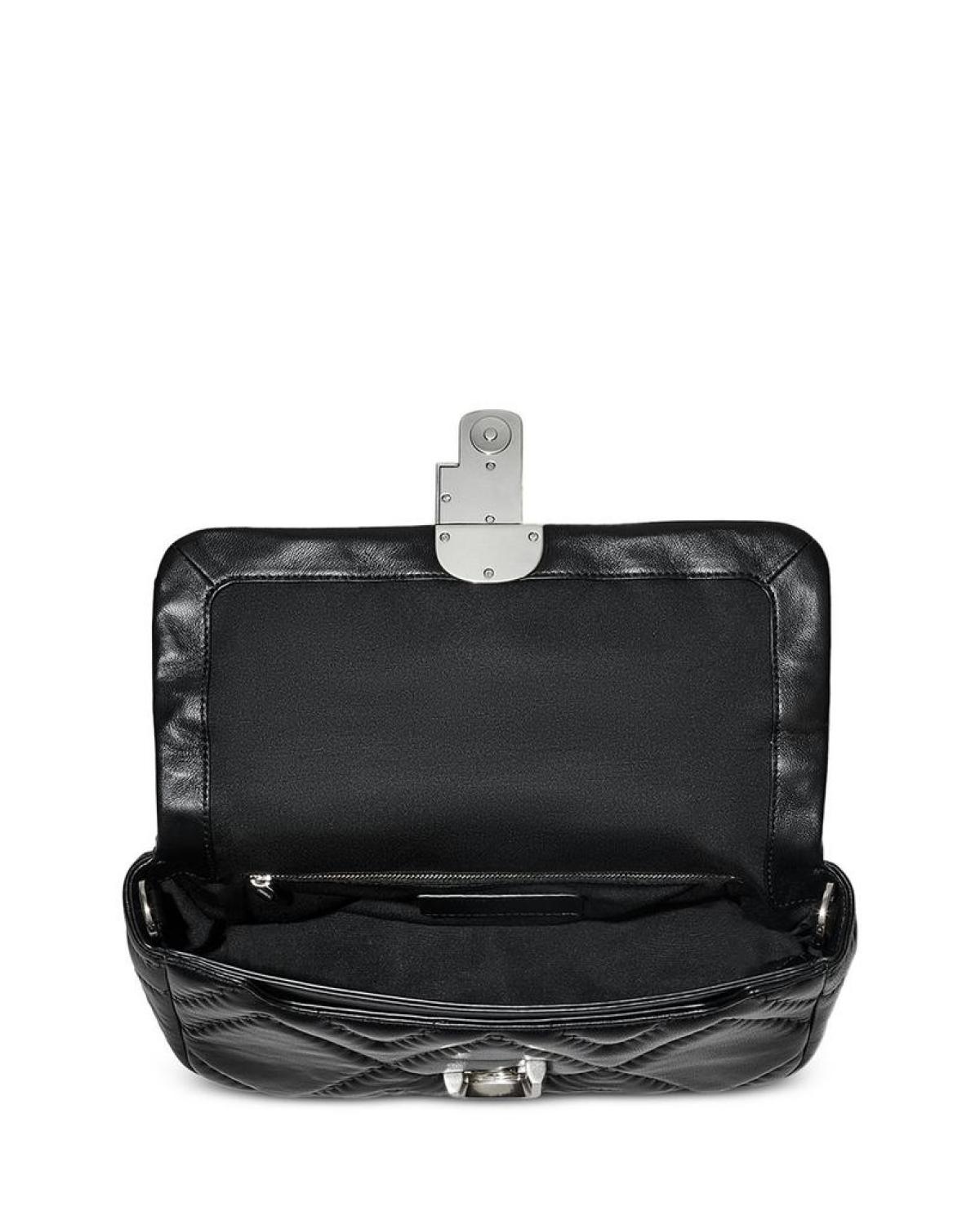 The Large Quilted Leather J Marc Shoulder Bag