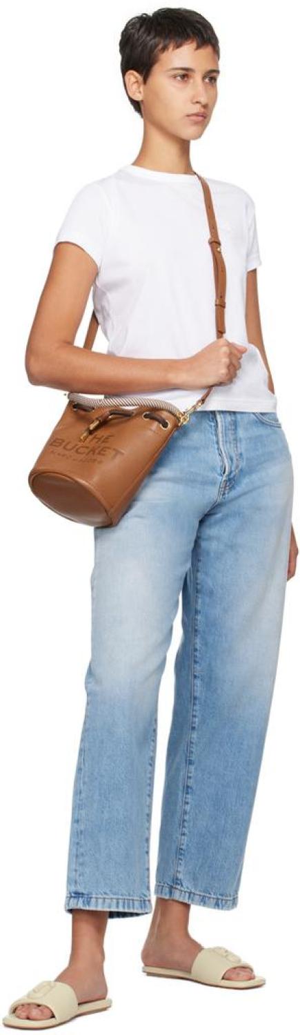 Brown 'The Leather Bucket' Bag