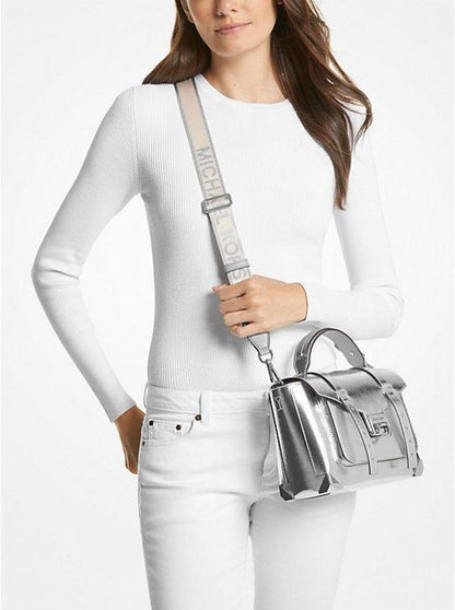 Manhattan Medium Metallic Satchel