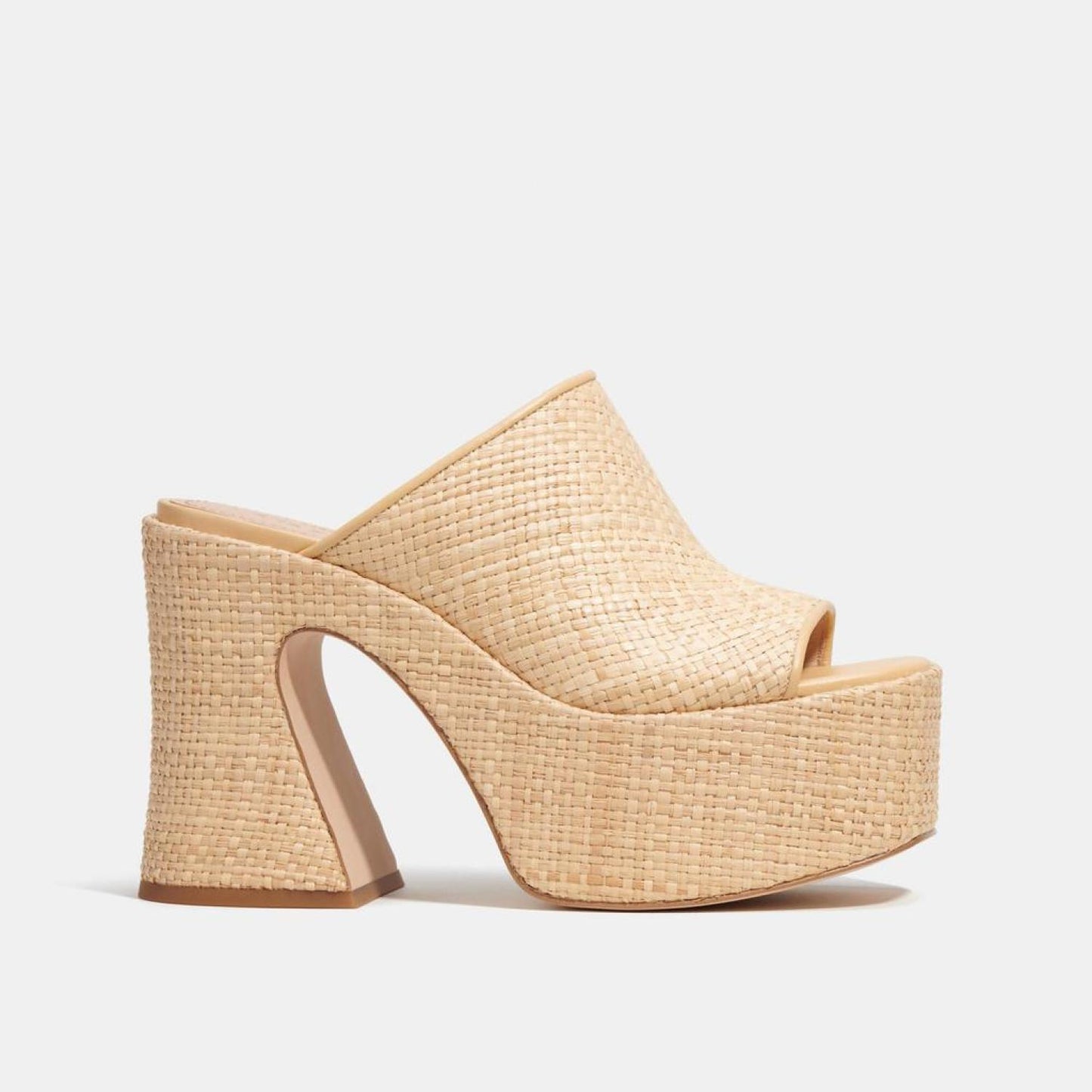 Coach Outlet Bobi Straw Platform Sandal