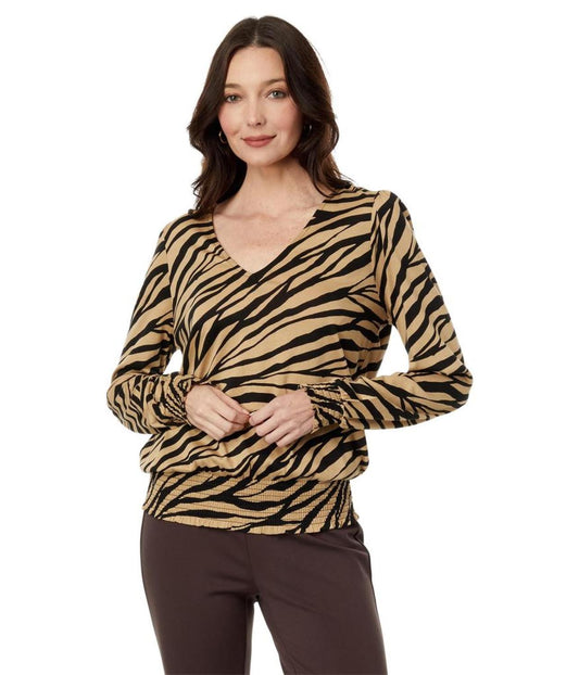 Tiger Smock Top