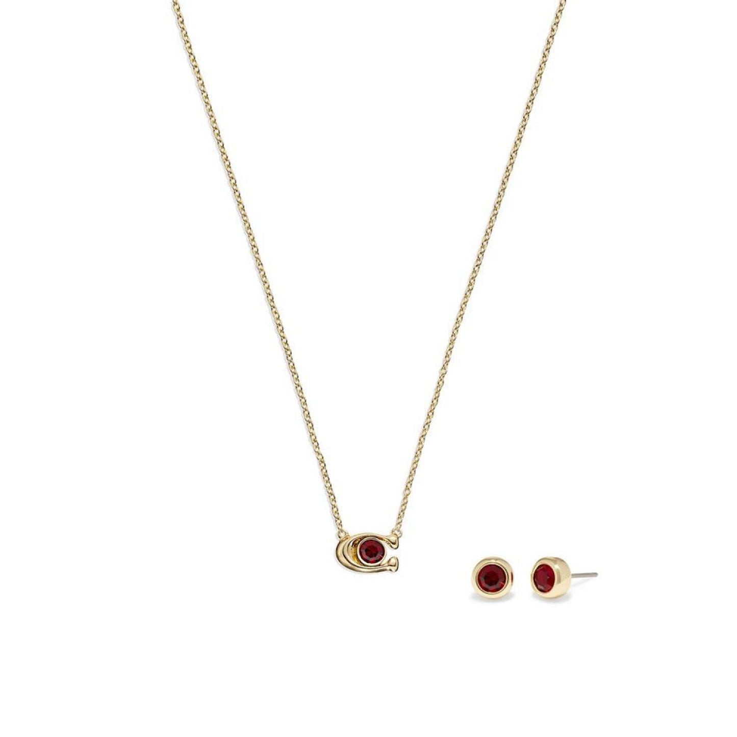 Women's Signature Necklace Earring Set