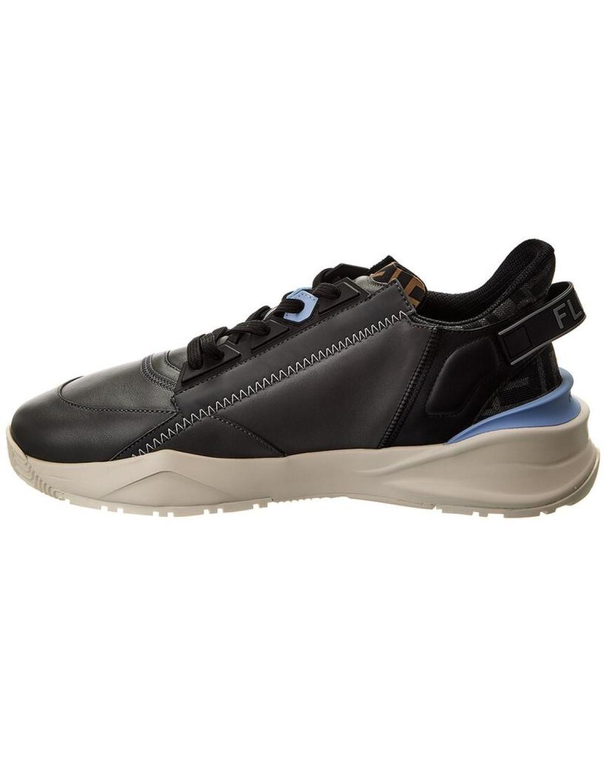 FENDI Flow FF & Leather Sneaker