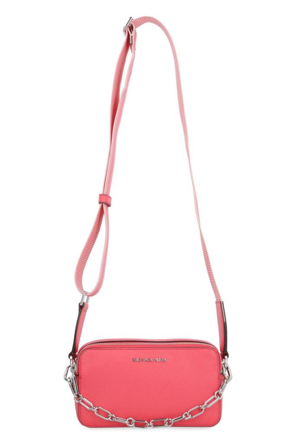 Michael Michael Kors Logo Plaque Zip-Up Crossbody Bag