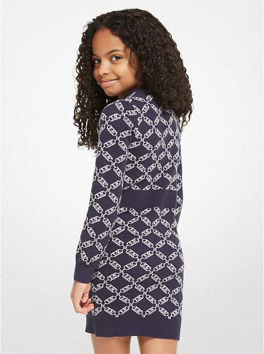 Empire Logo Print Sweater Dress