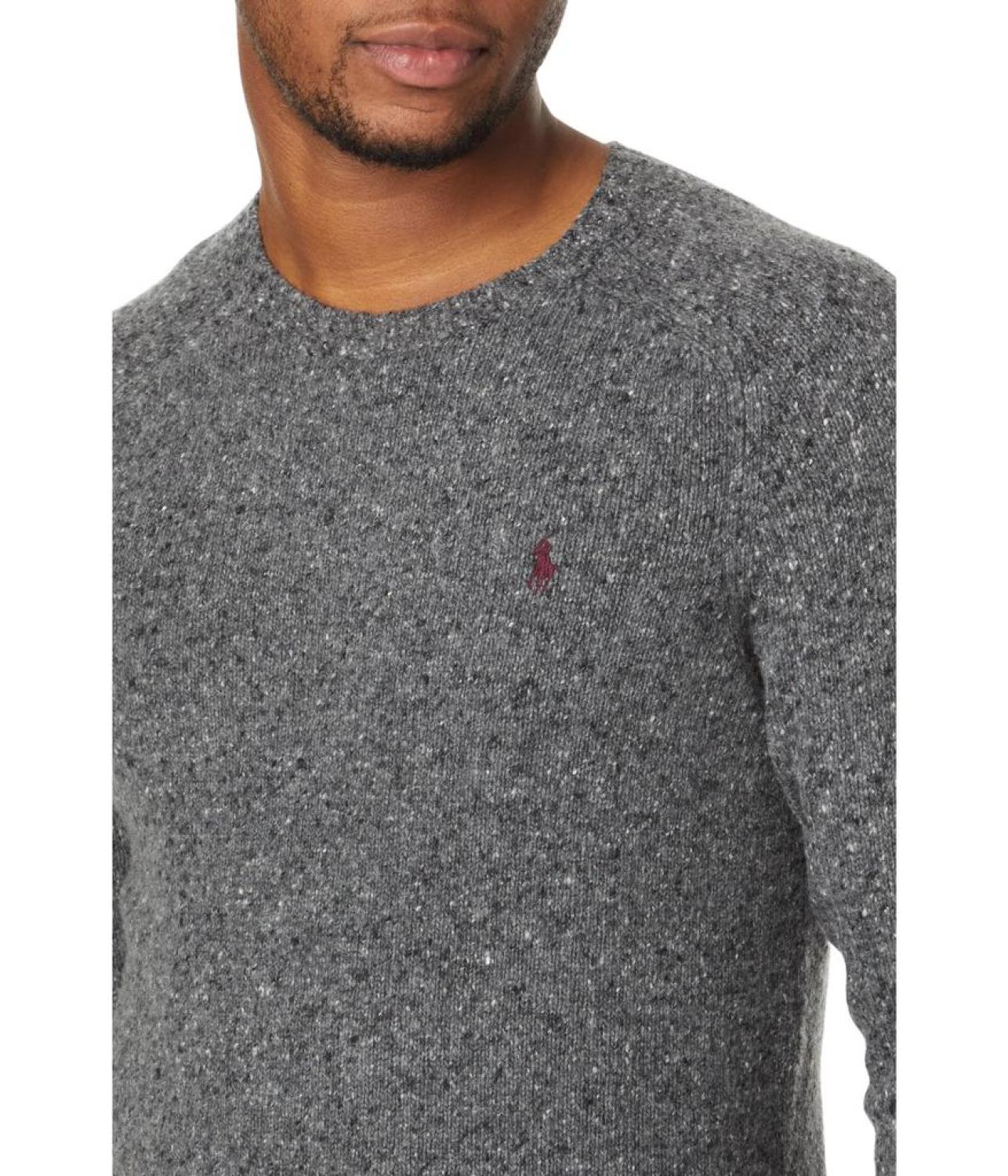 Wool-Blend Saddle-Sleeve Sweater