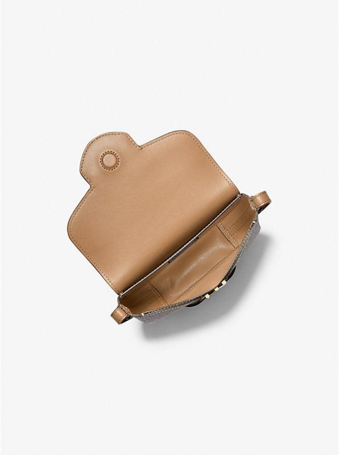 Reed Small Logo and Leather Crossbody Bag