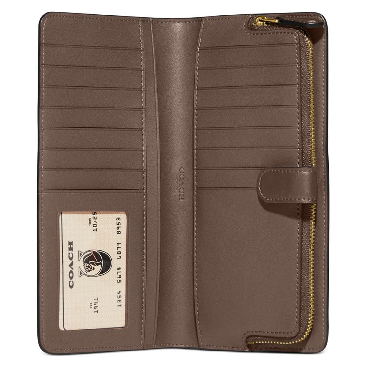 Skinny Wallet in Refined Leather