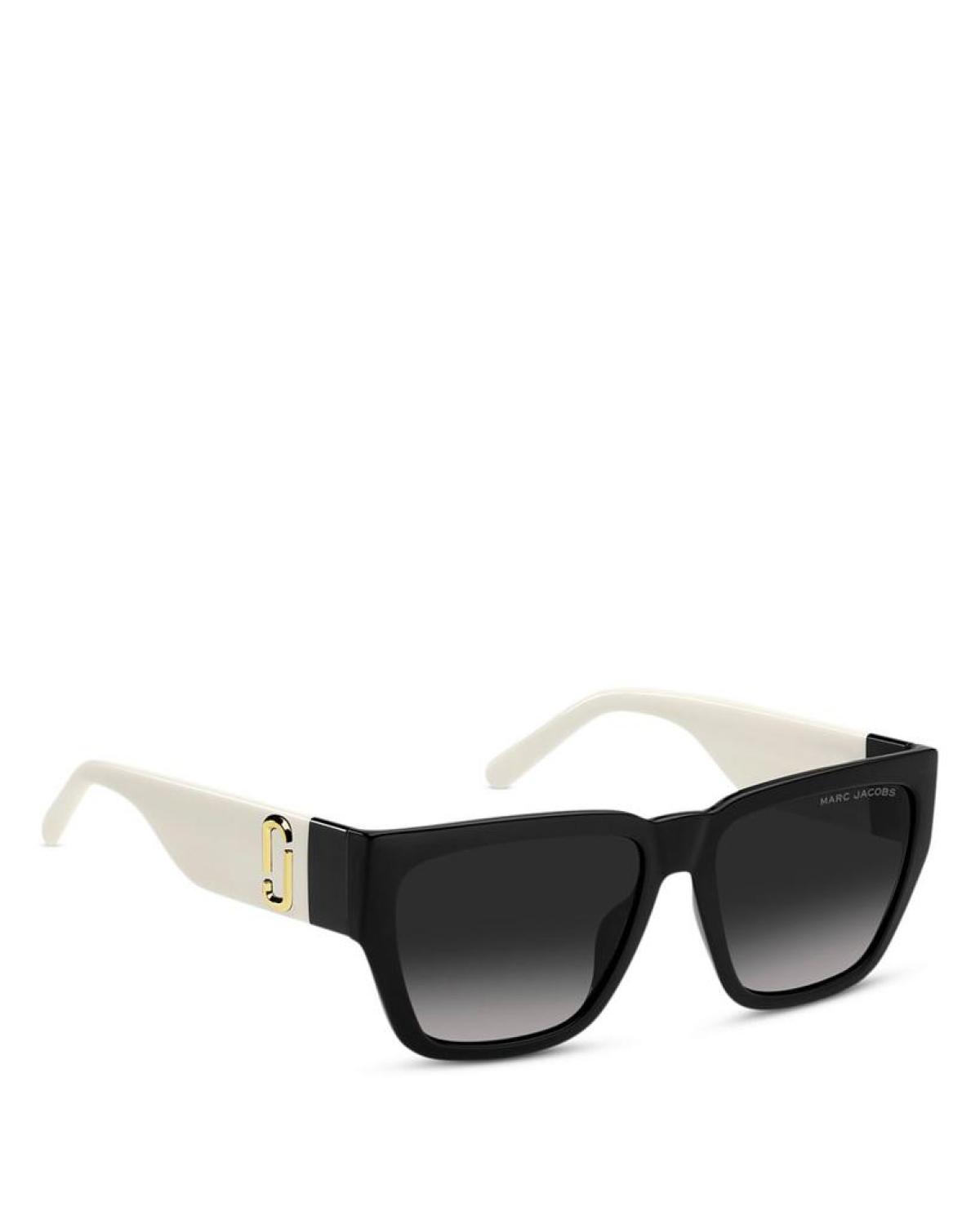 Marc Rectangular Sunglasses, 57mm