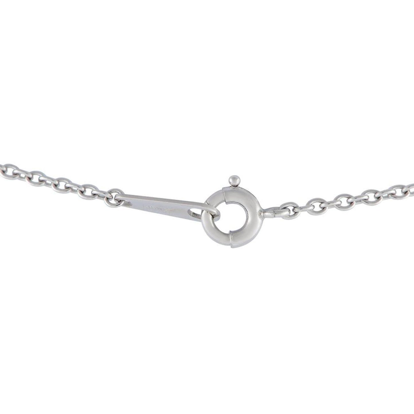 Dior 18K White Gold 0.65ct Diamond Starfish Necklace