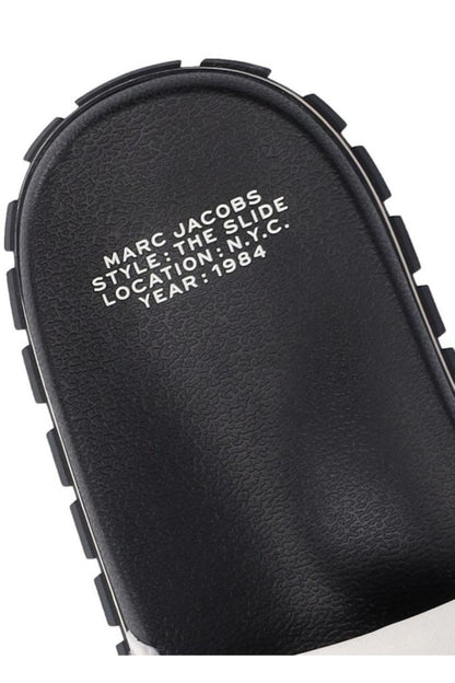 Marc Jacobs Logo Embossed Slip-On Slides