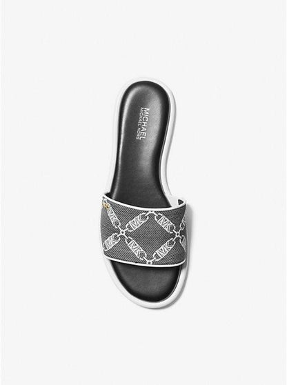 Saylor Empire Logo Jacquard Slide Sandal