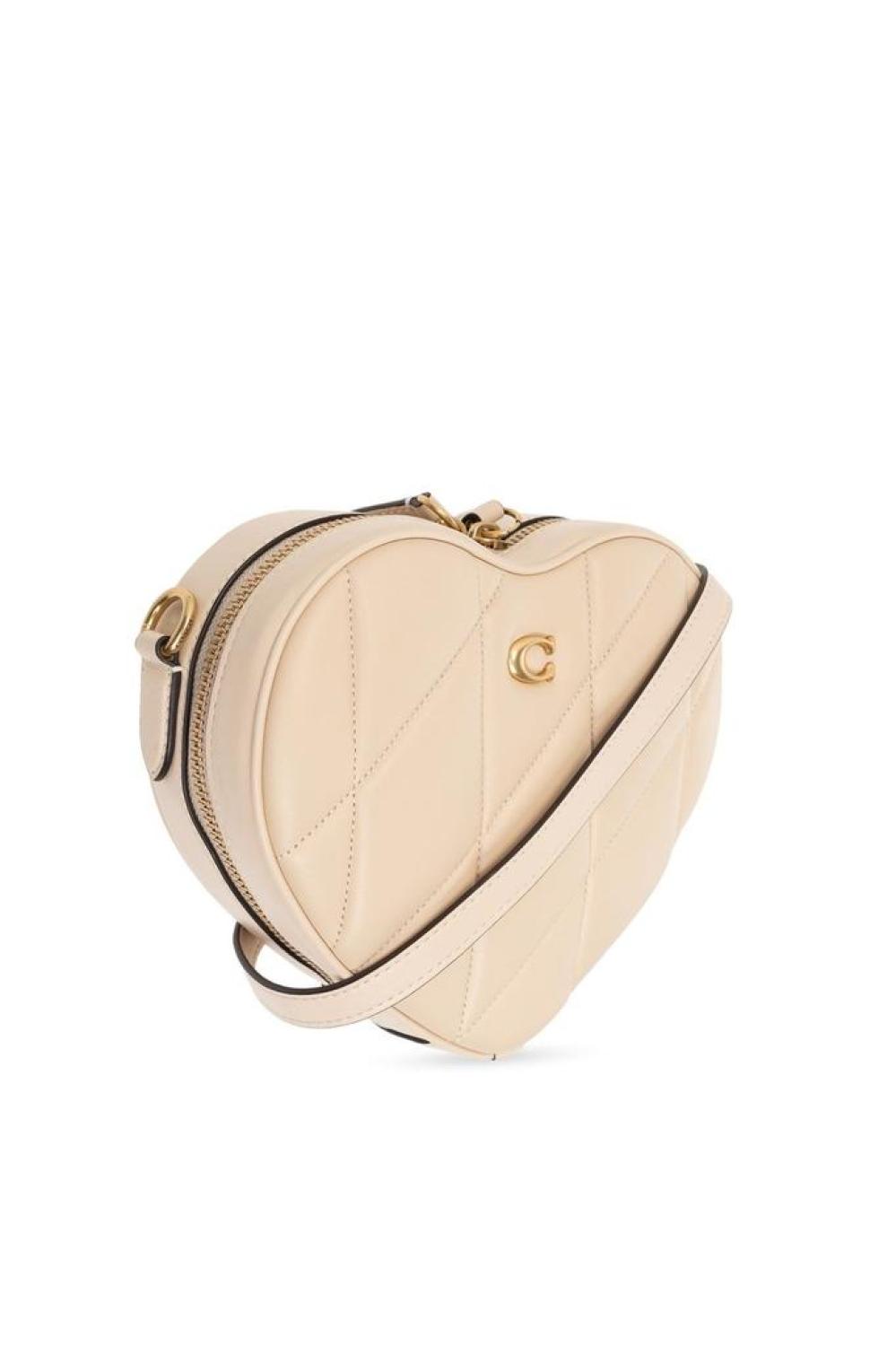 Coach Heart Logo Plaque Small Crossbody Bag